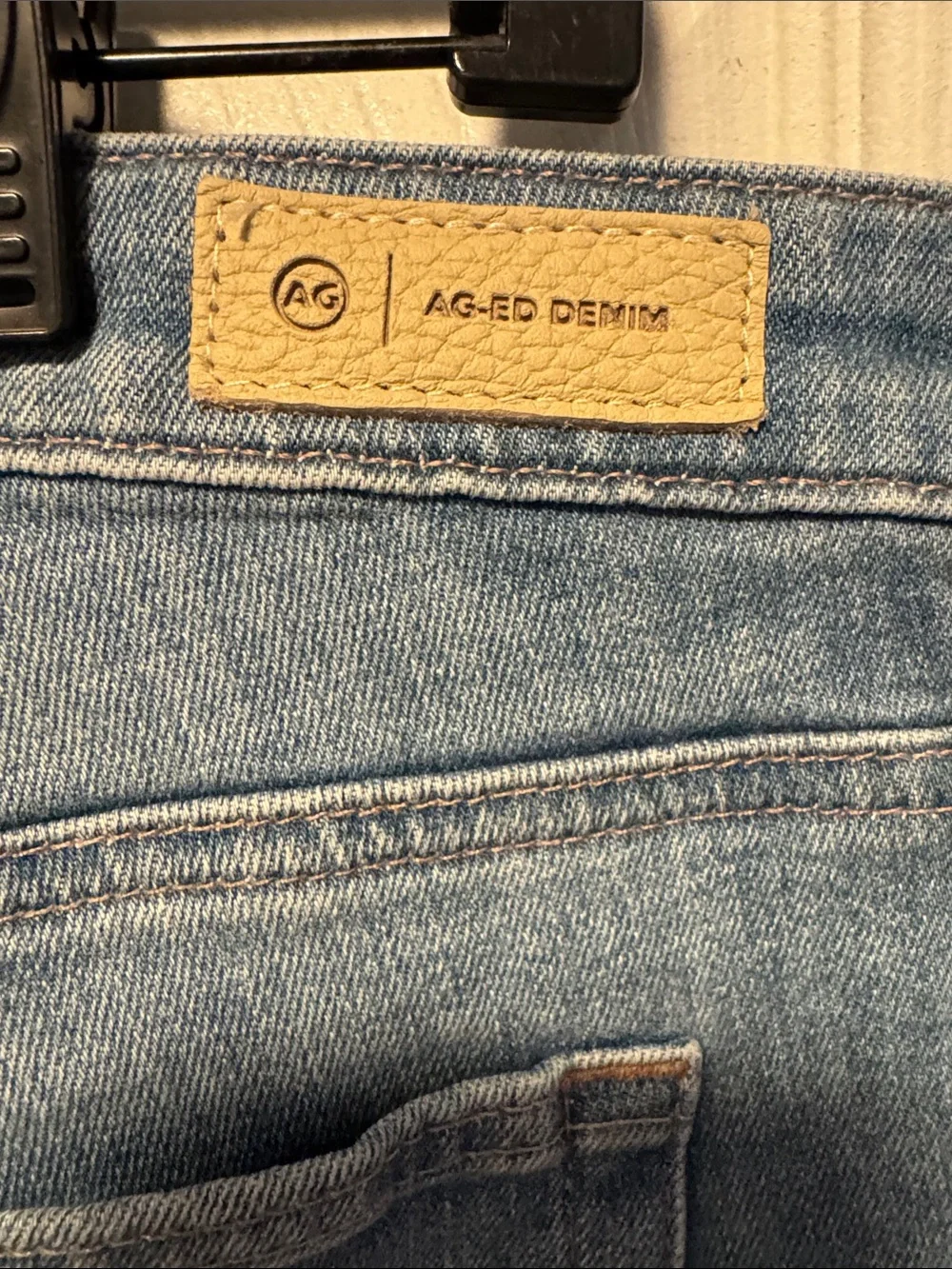 AG Adriano Goldschmied Light Blue Boot Cut Jeans 27x32 - Picture 9 of 10